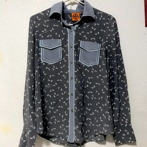 Rare: Tory Burch Butterfly Blouse